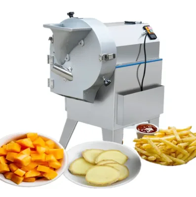 Commercial Double-Head Multifunctional Vegetable and Fruit Cutter for Shredding Slicing and Cutting for Potatoes