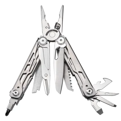 Portable Industrial Grade Multi-functional Folding Tool Pliers Knife Saw Bottle Opener Screwdriver Bits Stainless Steel 3Cr13