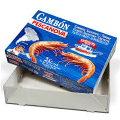 Paper frozen shrimp food packaging box