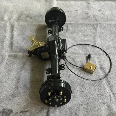 Xianyou Gasoline Tricycle Rear Axle Cable Operated Differential Lock Complete Drive Axle Assembly Drum Brake