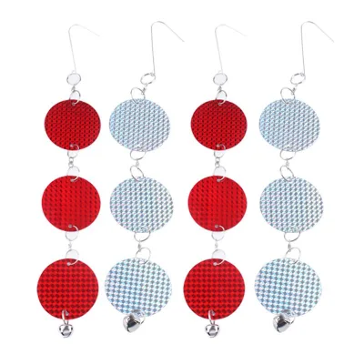 Electrical Equipment Hanging Bird Deterrent Flashing Disk Round Reflective Scarecrow for Gardens Farms Outdoor Spaces
