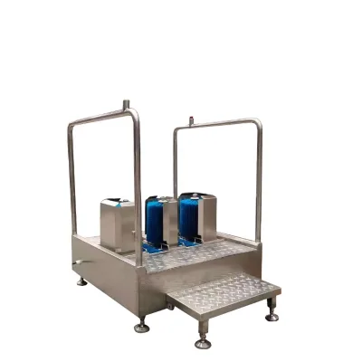 Electric Industrial Automatic Induction Boot Cleaning Access Washing Machine Dryer Equipment