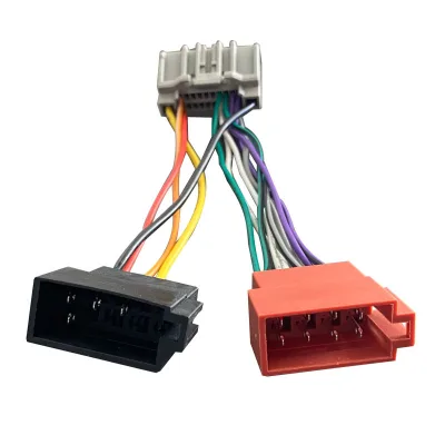 Customized Vehicles Automobile Car ISO Radio Adapter Wire Harness for Chrysler 300 Jeep Commander Grand Cherokee Wrangler