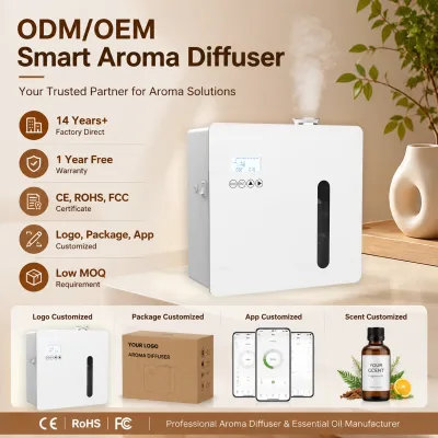 Commercial U5 Luxury 500ML Fragrance Oil Scent Machine Custom Logo Aroma Diffuser Wifi Control Support HVAC Scent Machine