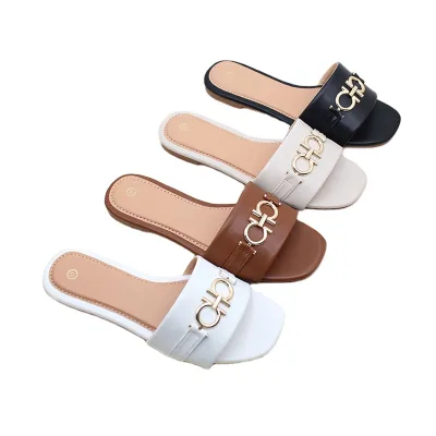 High Quality Women's Summer New Flat Shoes Anti-slip Wear-resistant Factory Direct Selling Fashion Light Ladies slippers