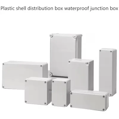 ABS plastic waterproof junction box AG Outdoor rain proof box Outdoor power housing monitoring waterproof box Seal button box