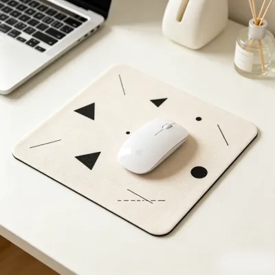 Secure Hold Wholesale Mousepad Smooth Custom PVC Mousepad Desktop Mat for Industrial Park