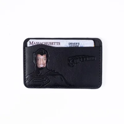 Men's Wallet Card Holder Card Holder Hero Bat ID Character Hollow Out Short Style Trendy Explosive