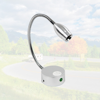 RV PARTS Aluminum Wall Lamp Modern Simple Long Base With Adjustable Long Handle LED Spotlight Caravan Interior Light
