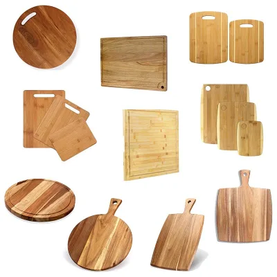 Wholesale Custom Cutting Board Wooden Styles Suitable for Kitchen Personalized Wooden Cutting Board with Handle