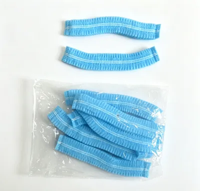 LOW MOQ Multi Color Disposable Cap Non Woven Strip Caps Anti Hair Loss Hairnet Cap for Beauty Salon Restaurant Factory Workers