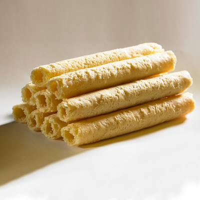 China Maker Delicious 420g Cookies Crispy Egg Rolls Chinese Supermarket Cookies Formed Cookies