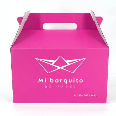 Shanghai Wholesales Factory Heavy Corrugated Shipping Carton Beer Beverage 2/4/6/8/10 Bottles Cardboard Paper Box With Handle