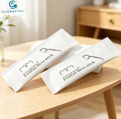 Customized Logo Plastic Dental Floss Sticks Individually Packaged in Box for Teeth Cleaning Home Use One-Time Use