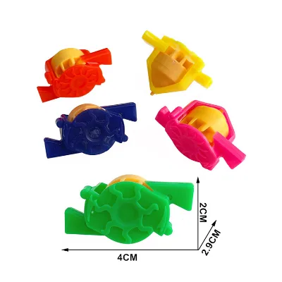 Wholesale Small Cheap Plastic Whistle Kids Spinning Top Toy Gyroscope Spinner Toy Children Plastic Toys Bulk Pack Party Favors