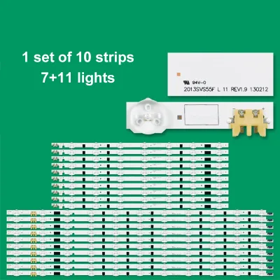 Suitable for Samsung UA55F6400AJ LCD Strip 2013SVS55F L/R D2GE-550SCA/B-R3 LCD TV Backlight Strip
