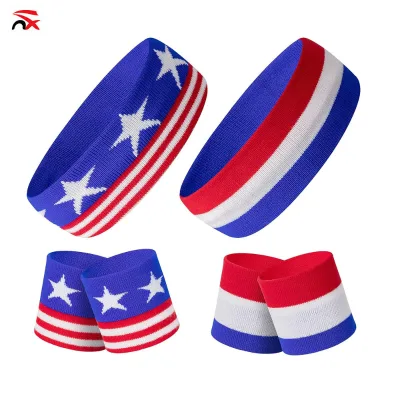 High Quality 8*8.5cm Custom Wristband with logo Multifunction Sport Sports Wristband Gym Sweat Headband for Sport Activity