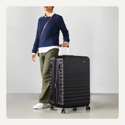 15% Expandable Hard Shell Luggage Scratch-Resistant Four-Layer Waterproof Comfortable Carry-On Baggage with Polyester Lining