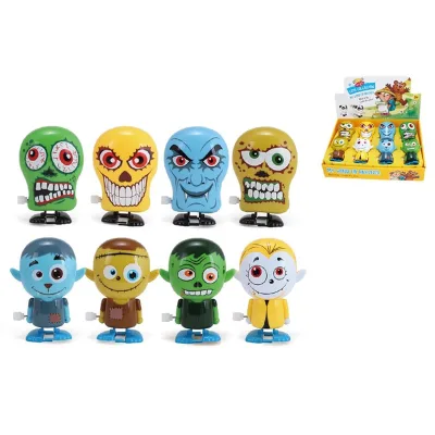 Plastic Skeletons Dolls Walking Toys Novelty Wind up Toys for Halloween Day
