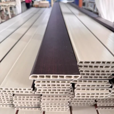 Hot Supplier Modern PVC Integrated Skirting Board for Hotel Interior Decoration Wall Panels