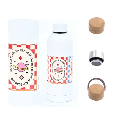 Reusable Water Insulated Stainless Steel Flask Rotary Vacuum Small Mouth Bottle