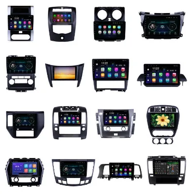 Universal Car Radio Frame Factory Direct Sales Touch Screen Navigation Panel Dvd Player Frame Android Radio Fascia