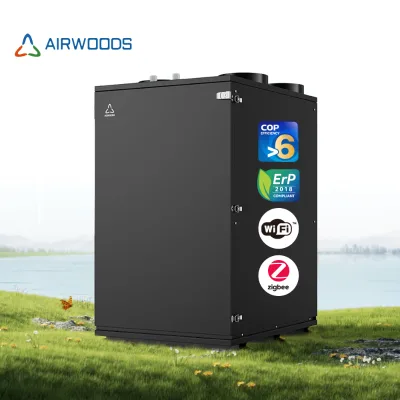 WIFI Control 500 Rated Airflow Airwoods DC Inverter with -15℃ 50℃operation Temp with Constant EC Fans
