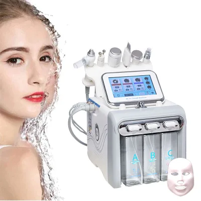 Multifunctional 7 in 1 Small Bubble Acne Removal Deep Cleaning Hydra Dermabrasion Machine for Salon