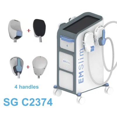 C2372 C2373 C2374 EMS RF Machine, with 4 Hand Pieces 4 Handles 2 Handles 15-inch Screen Slimming Machine Devices