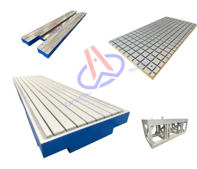 New Knurl Process Surface Measuring Metrology Cast Iron Inspection Bed Plates