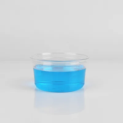 12oz PET Deli Container Salad Bowls 470ml - 117mm Caliber Disposable Fruit Container Plastic Bowls Acai