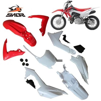SNOR Off-road Motorcycle Plastic Body Parts for Honda CRF110 2013 Seat Fuel Tank Cover Fairing