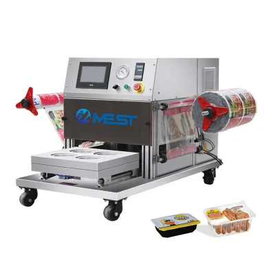 1 Out of 2/3/4/8 Cups Come Out Automatic Commercial Bubble Tea Cup Sealer Tray Sealing Machine
