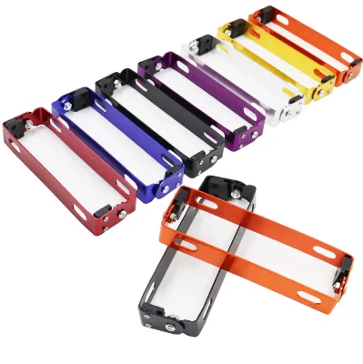 Hot Sale Rectangle Motorcycle License Plate Frame Aluminum Alloy Motorcycle Accessories