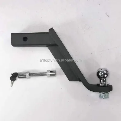 Custom Heavy Duty Drop Rise Square Tube Car Suv Towing Trailer Tow Bar Mount Trailer Hitch Tow Ball Mount