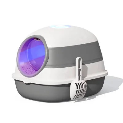 OEM ODM Deodorizing Chimney Cat Litter Box Fully Enclosed Drawer Type Oversized Cat Toilet with Anti-sand