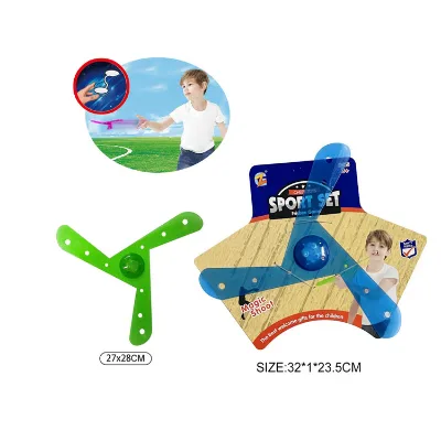 EPT Dollar Toys Triangle Lights Fris Bee Boomerang Wholesale Boomerangs Tosy Game