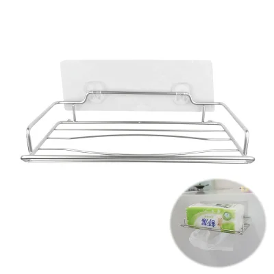 Reusable and Removable Wall Mounted Tissue Box Holder