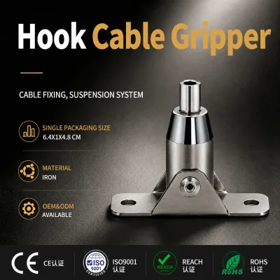 Factory Price Iron Nickel Plated Cable Gripper Clip for Downlight or Spotlights