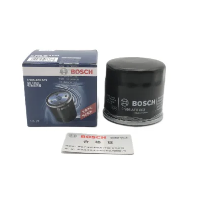 Engine Parts Oil Filter 0986AF0063 BOSCH OE 152083J400 for FORD FIESTA Saloon/HAIMA FAMILY III Saloon/INFINITI EX35/MAZDA RX-8