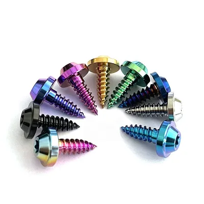 GR5 M4 M5 GR5 Titanium High Strength Motorcycle Screw Self Tapping Screw