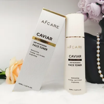 Caviar Vegan Hydrating Facial Toner with Hyaluronic Acid Aloe Vera Extract Vitamin C for Smoothing Brightening Revitalizing Skin