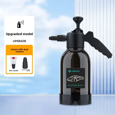 2L Durable Foam Sprayer with Two Interchangeable Nozzles, Handheld Foam Sprayer for Car Washing Watering Car Cleaning