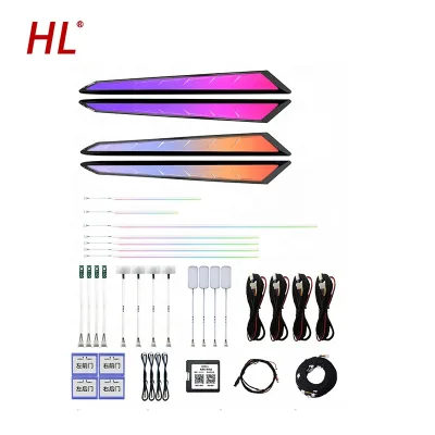 Luxury Car Modifications Colorful Dynamic Crystal LED Ambient Light Kit with Speaker Cover for Maserati Quattroporte & Ghibli