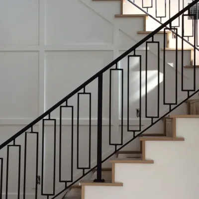 Contemporary Cast Iron Stair Balustrade Ornate Pattern Railing-Rust Resistant for Villa Balcony Historical Building Restoration