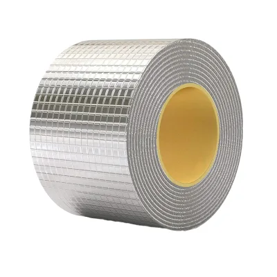 Waterproof Water Activated Single Sided Pressure Sensitive Rubber Sealing Repairing Aluminum Foil Butyl Seal Tape