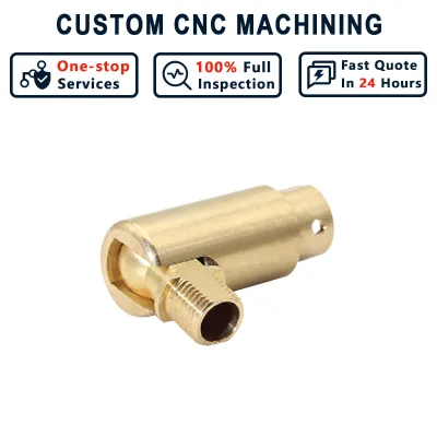 OEM Precision CNC Lathe Machining Brass Ball Stud Connector for Auto Parts