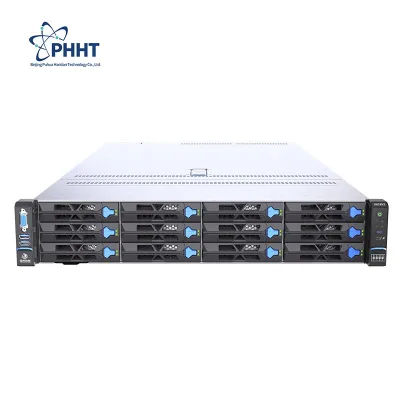 Best 2U Dual GPU Server with Advanced Thermal Design and Tool-less Maintenance Chassis AI Conputing Server