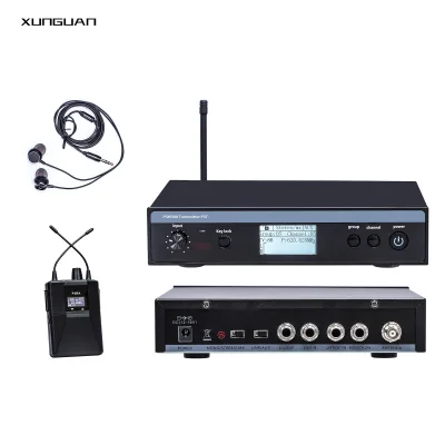 PSM300 Professional  IEM Stereo Personal Monitor System Ear Monitoring Wireless Microphone Stereophonic System for Speech,Church