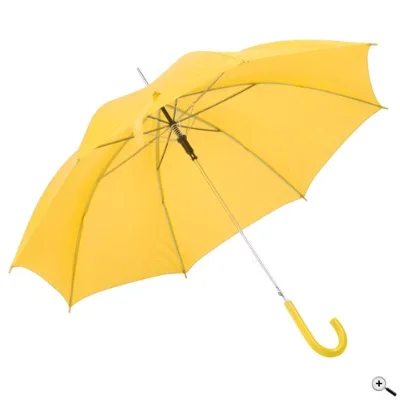Auto-Open Straight Business Umbrella J Handle High Wind Pongee for Rainy Days Luxury Iron for Travel Luxury Market Order